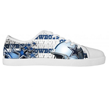 dallas cowboys canvas shoes