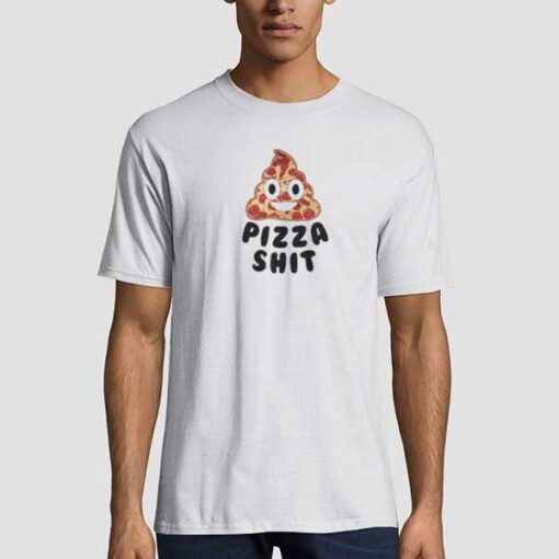 Pizza Shit Emoji t shirt