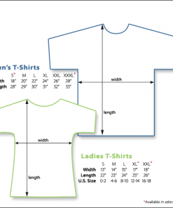 tshirt size chart
