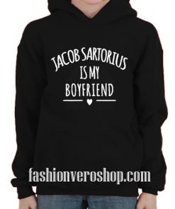 jacob sartorius is my boyfriend hoodie Black