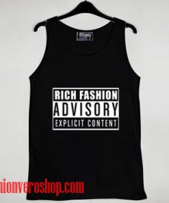 rich fashion advisory Tank top women