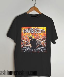 diamond supply co x Travis Scott Explosion T Shirt