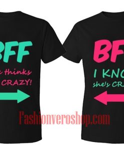BFF Crazy Couple T-Shirt women