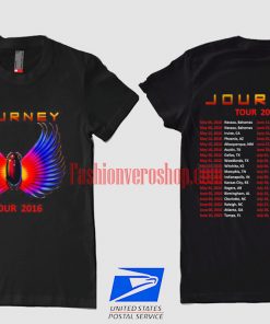 Journey Rock Band tour concert 2016 T shirt Band