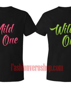 Mild wild One BFF Couple T-Shirt women