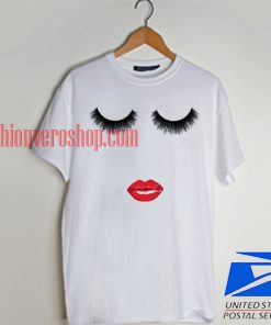 lips eye T shirt