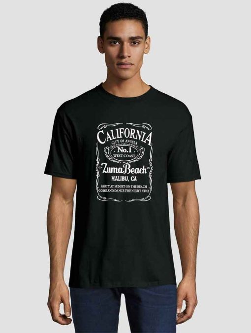California Malibu Zuma Beach T shirt