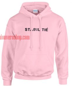 STABILITIE Pink hoodie