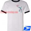 Unisex ringer tshirt - frog funny