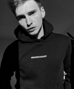 abcde fuck off HOODIE Men