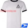 Unisex ringer tshirt - Harry Potter Deathly Hallows