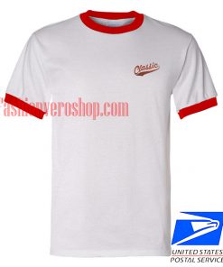 Unisex ringer tshirt - Classic Logo