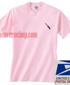 Pink knife T shirt