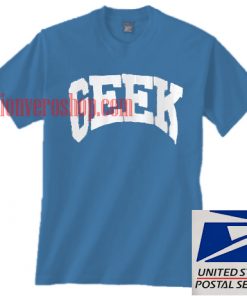 Geek blue Unisex adult T shirt