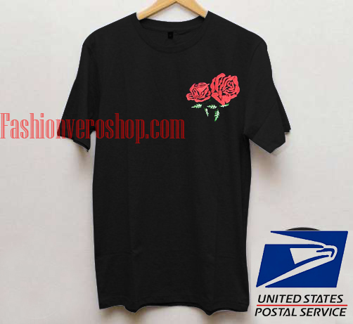 rose pocket t shirt