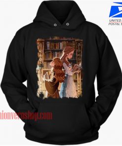 Belle and Hermione HOODIE - Unisex Adult Clothing