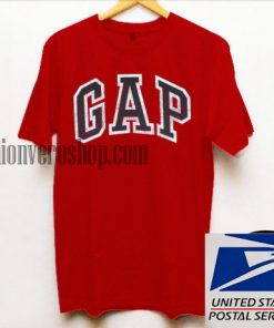 GAP Red Unisex adult T shirt
