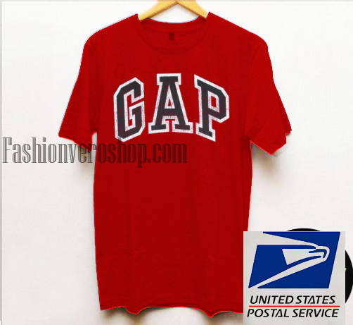 gap red t shirt