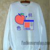 Peach Ok Save Quit Japanese Sweatshirt