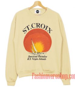 St Croix American Paradise Cream Sweatshirt