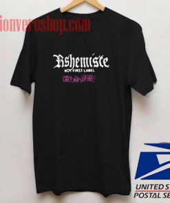 Ashemiste Not First Label Unisex adult T shirt