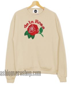 De la Rosa Cream Color Sweatshirt