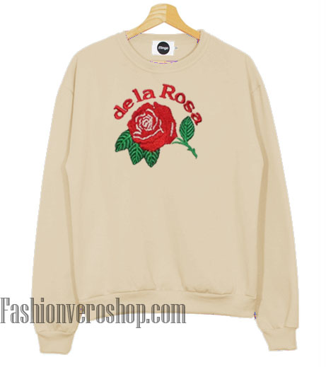 De la Rosa Cream Color Sweatshirt