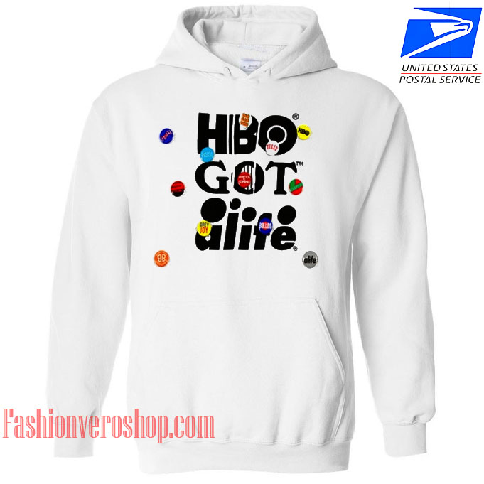 HBO Got Alife HOODIE - Unisex Adult Clothing