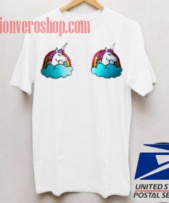 Unicorn Boobs Unisex adult T shirt