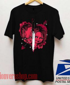 Chucky And Tiffany Unisex adult T shirt