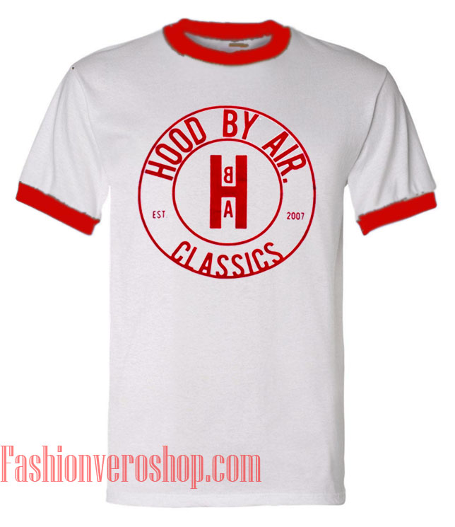 Hood By Air Rihanna Classic Ringer Unisex adult T shirt