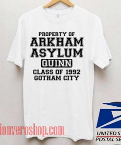 Property Of Arkham Asylum Unisex adult T shirt
