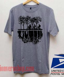 Stranger Things Silhouette Chase Unisex adult T shirt