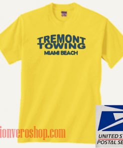 Tremont Towing NYC meme t-shirt bold street graphic print