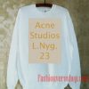 Acne studios L NYG 23 Sweatshirt