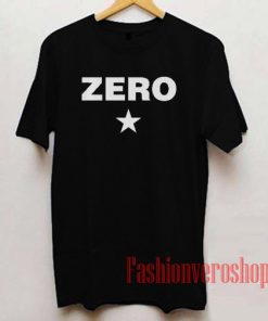 Zero Star Unisex adult T shirt