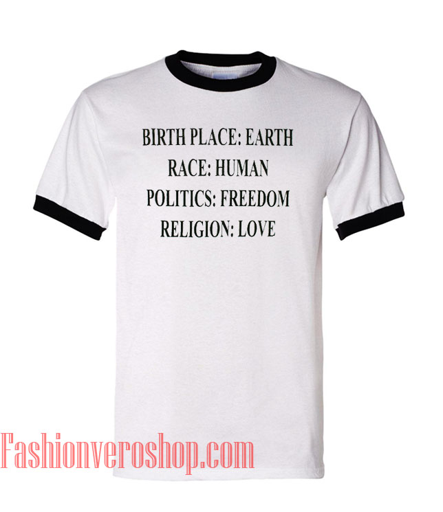 human race t shirt