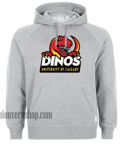 Dinos University of Calgary HOODIE - Unisex Adult Clothing