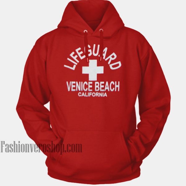 Lifeguard Venice Beach California HOODIE - Unisex Adult Clothing