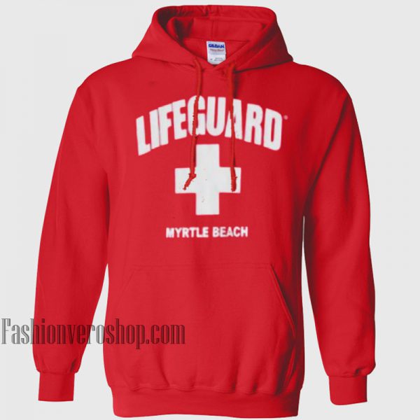Lifeguard Myrtle Beach HOODIE - Unisex Adult Clothing