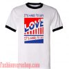 It's Hard To Say Love Ringer Unisex adult T shirt
