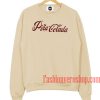 Pina Colada Cream Color Sweatshirt
