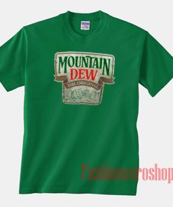 Vintage 1980s Mountain Dew Unisex adult T shirt
