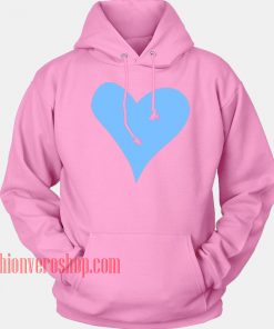 Blue Heart HOODIE - Unisex Adult Clothing