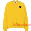 Comme Des Garcons Yellow Sweatshirt
