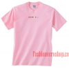 Emotional Light Pink Unisex adult T shirt