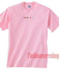 Emotional Light Pink Unisex adult T shirt