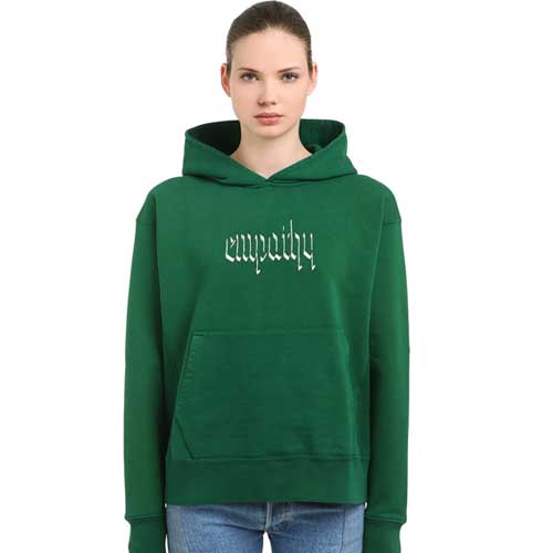 Empathy hoodie Green Women