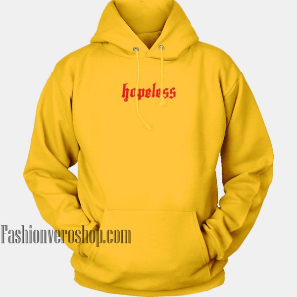 Hopeless Yellow HOODIE - Unisex Adult Clothing