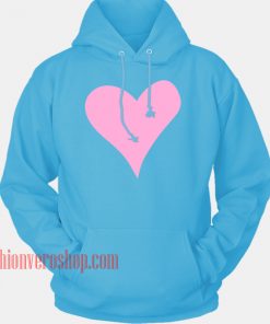 Pink Heart HOODIE - Unisex Adult Clothing